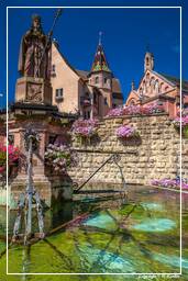 Eguisheim (6) Castello e fontana di Saint-Léon