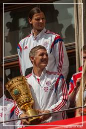Bayern Munich - Doublé 2014 (926) Bastian Schweinsteiger