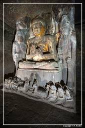 Ajanta-Höhlen (123) Höhle 4 (Vihara)