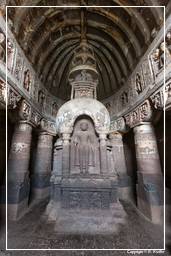 Ajanta Caves (385) Cave 19 (Chaitya Griha)