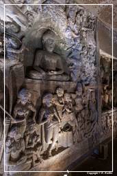 Grotte di Ajanta (519) Grotta 26 (Temptation of the Buddha)