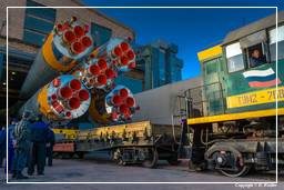 Campanha de lançamento GIOVE-B (5172) Rollout de Soyuz