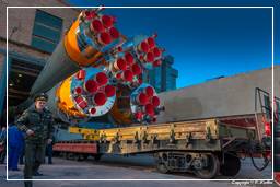 Campanha de lançamento GIOVE-B (5176) Rollout de Soyuz