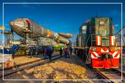 Campanha de lançamento GIOVE-B (5189) Rollout de Soyuz
