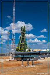 Campaña de lanzamiento GIOVE-B (5448) Rollout de Soyuz