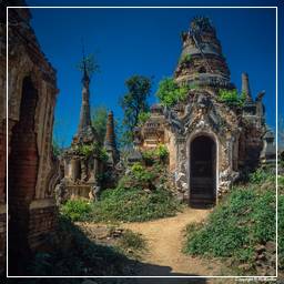 Birmanie (603) Inle - Pagode Shwe Indein