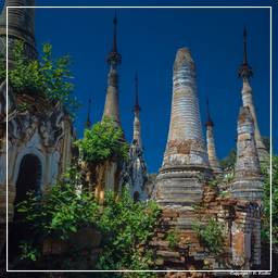 Birmanie (608) Inle - Pagode Shwe Indein