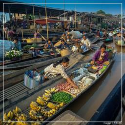 Birmania (642) Inle - Mercado flotante