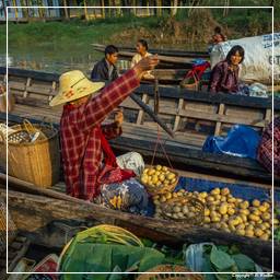 Birmania (648) Inle - Mercado flotante