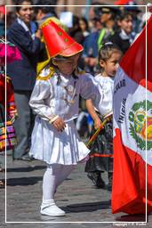 Cusco - Fiestas Patrias Peruanas (197) Plaza de Armas de Cusco