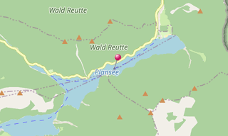 Mapa: Plansee (Tirol)