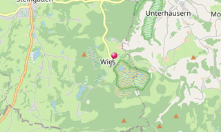 Mappa: Santuario di Wies