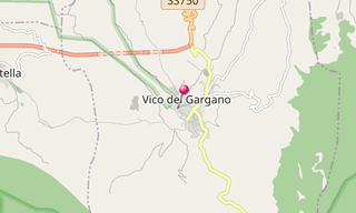 Map: Vico del Gargano