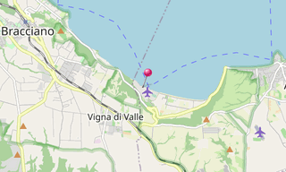 Map: Italian Air Force Museum Vigna di Valle