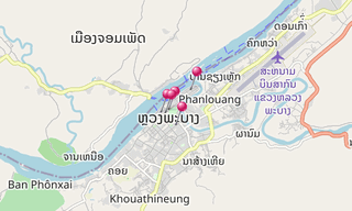 Mapa: Luang Prabang