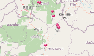 Mapa: Norte de Laos