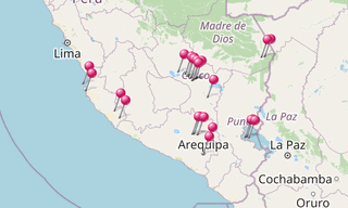 Mappa: Perù