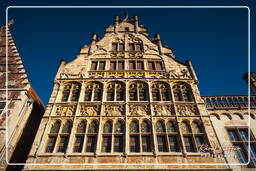 Ghent (153) Graslei (Grass quay) - Gildehuis der Vrije Schippers