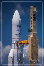 Transfert d’Ariane 5 V209 vers la zone de lancement (299)