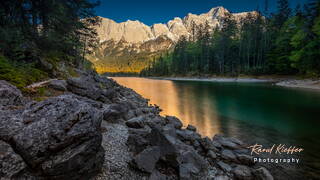 Eibsee, Zugspitze, Bavaria, Germany