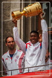 David Alaba, FC Bayern Munich - Double 2014 (795)