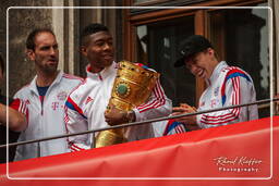 David Alaba, FC Bayern Munich - Double 2014 (802)