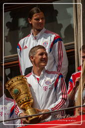 Bastian Schweinsteiger, FC Bayern Munich - Double 2014 (926)