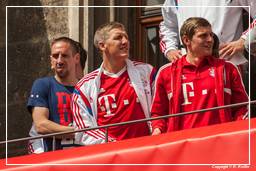 FC Bayern Munich - Double 2014 (941) Ribery - Schweinsteiger - Kroos