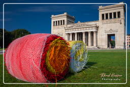 Königsplatz (263) Cosecha de balas - Michael Beutler