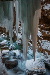 Garmisch-Partenkirchen (216) Desfiladeiro Partnach no inverno