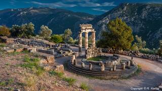 Delphi (395) Tholos im Heiligtum der Athena Pronaia
