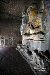 Grotte di Ajanta (137) Grotta 4 (Vihara)