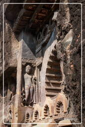 Grutas de Ajanta (206) Gruta 9 (Chaitya)