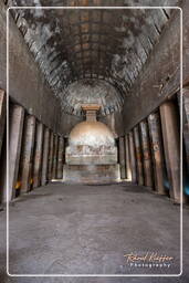 Ajanta-Höhlen (248) Höhle 10 (Chaitya)