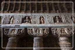 Ajanta-Höhlen (410) Höhle 19 (Chaitya Griha)