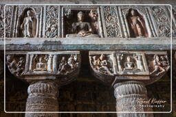 Ajanta-Höhlen (423) Höhle 19 (Chaitya Griha)