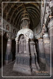 Grottes d’Ajanta (443) Grotte 19 (Chaitya Griha)