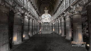 Ajanta-Höhlen (503) Höhle 26