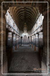 Grotte di Ajanta (608) Grotta 19 (Chaitya Griha)