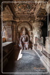 Grottes d’Ellora (262) Grotte 32 (Indra Sabha - Matang Yaksha)