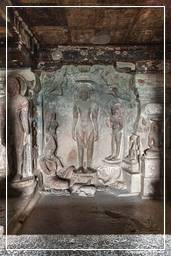 Grottes d’Ellora (285) Grotte 32 (Indra Sabha)