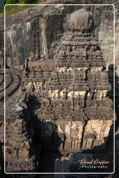 Grotte di Ellora (469) Grotta 16 (Tempio Kailasa)