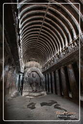 Cuevas de Ellora (587) Cueva 10 (Chaitya Vishvakarma)