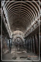 Ellora-Höhlen (606) Höhle 10 (Chaitya Vishvakarma)