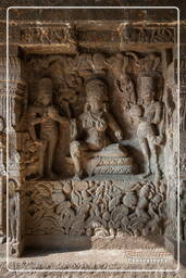 Grutas de Ellora (661) Gruta 14 (Ravan Ki Khai)