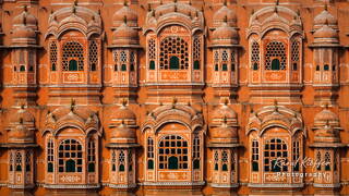 Jaipur (592) Hawa Mahal (Palast der Winde)