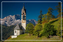 Dolomiti (218) Chapelle Sainte-Barbe (La Valle)