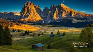 Dolomites (1196) Seiser Alm - Sassolungo (3.181 m)