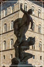 Florença (106) Piazza della Signoria - Estupro da Sabina por Giambologna