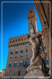Florença (107) Piazza della Signoria - Estupro da Sabina por Giambologna